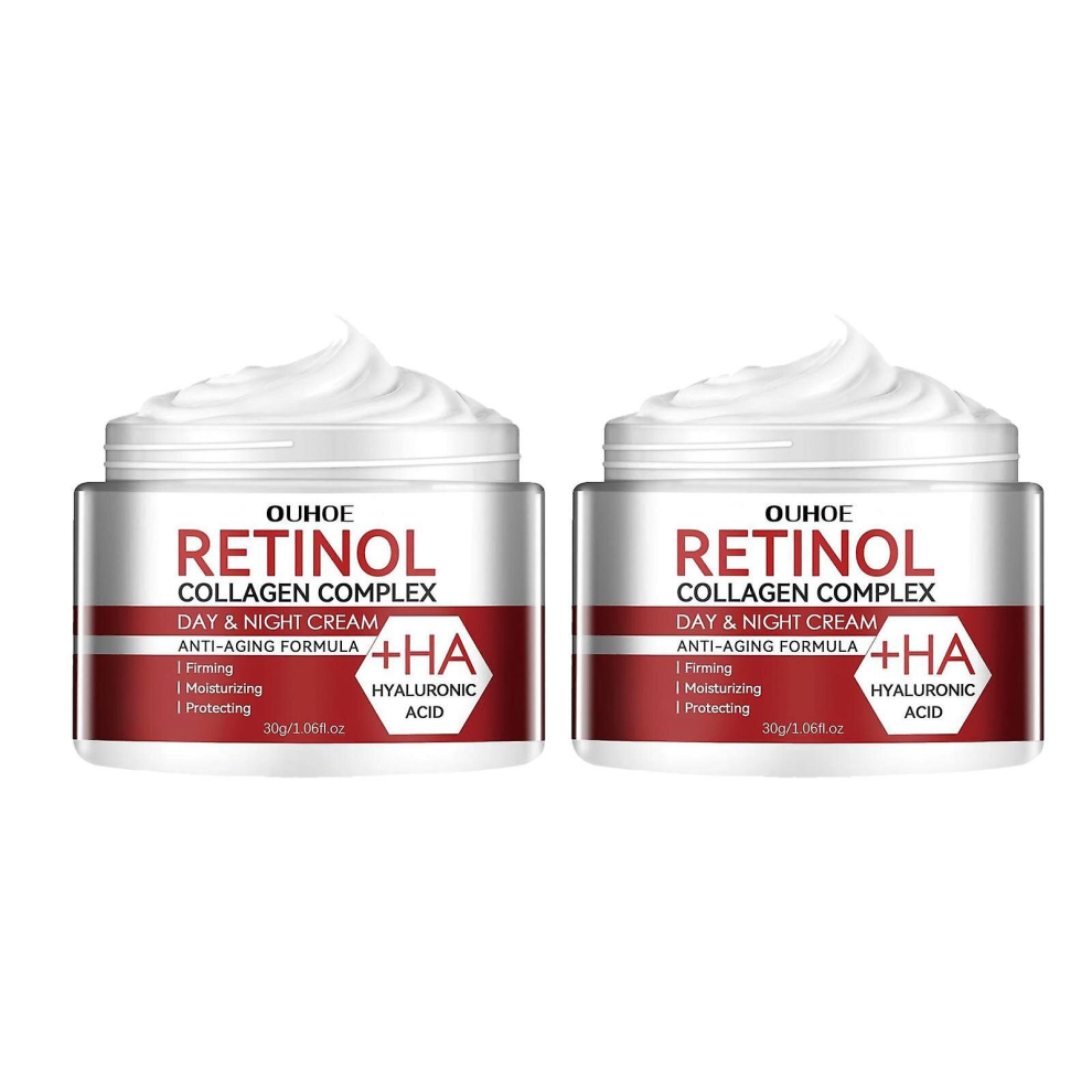 Cream (2Pcs) Retinol Collagen Complex Face Moisturizer Day