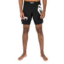 (Medium) VENUM MMA ULTRA LIGHT 5:0 BLACK FIGHT SHORTS