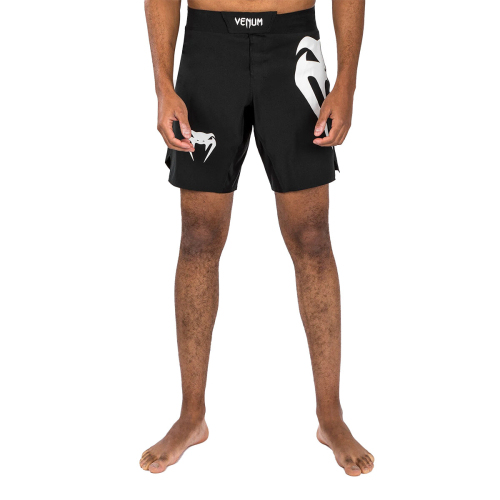 (Medium) VENUM MMA ULTRA LIGHT 5:0 BLACK FIGHT SHORTS