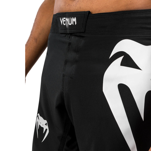 (Medium) VENUM MMA ULTRA LIGHT 5:0 BLACK FIGHT SHORTS 2