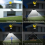 74 LED Solar Powered PIR Motion Sensor Wall Light Garden Security Lamp Outdoor 6