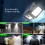 74 LED Solar Powered PIR Motion Sensor Wall Light Garden Security Lamp Outdoor 3
