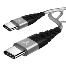 (Grey, 3 Meter) C Charger Cable, USB Type C Fast Cable Lead Nylon Braided USB C Sync Cable for S22/S21/S20/S10 A13/A12 A32 MacBook iPad Pro Sony HTC Huawei