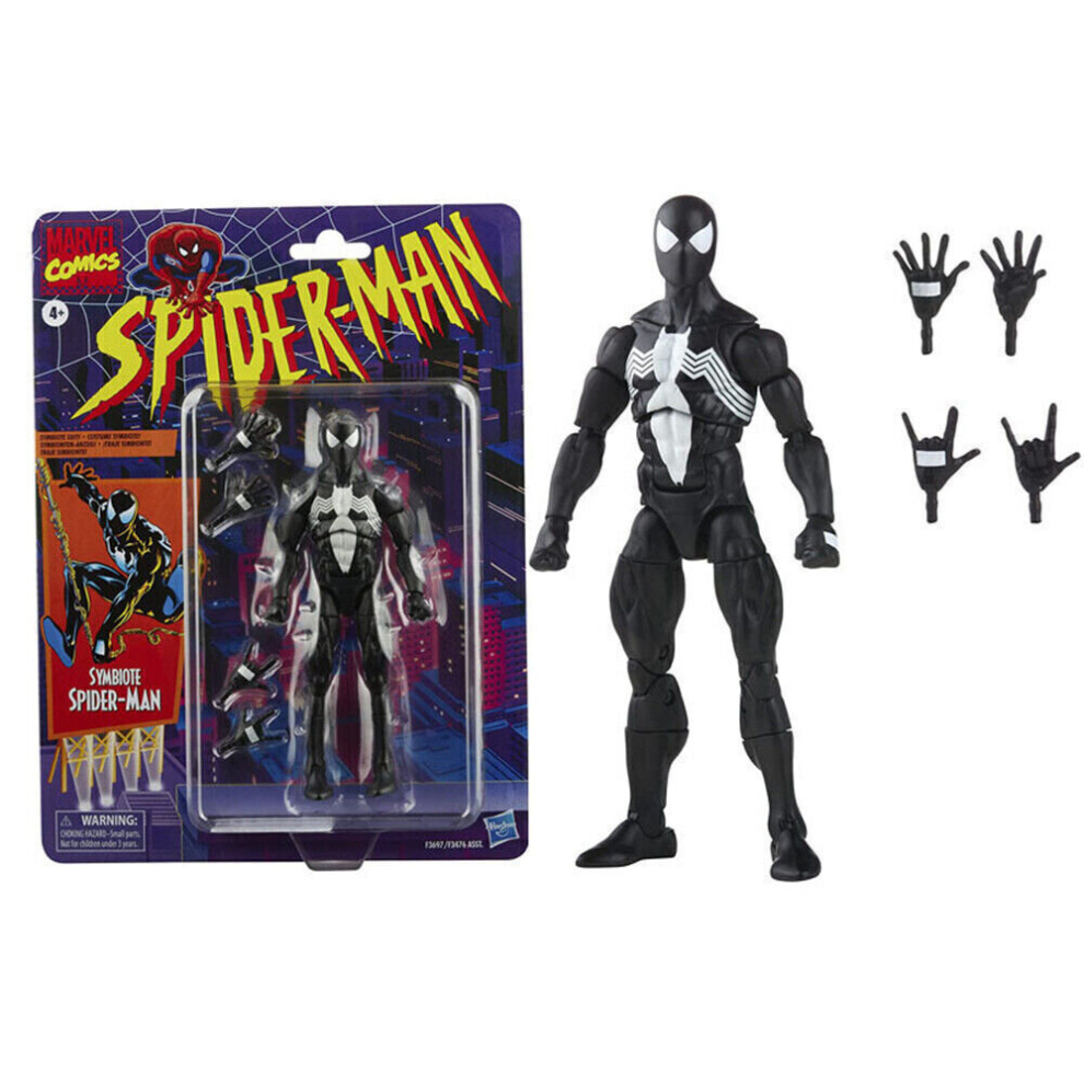 (  B style) Marvel Legends Symbiote Spiderman Spiderman Ben Reilly Action Figure Toys Set