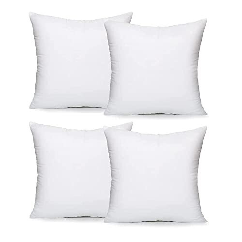 (Pack of 4) Hollowfibre Cushion Pads