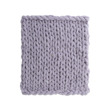Hand-Woven Chenille Blanket for Couch and Bed
