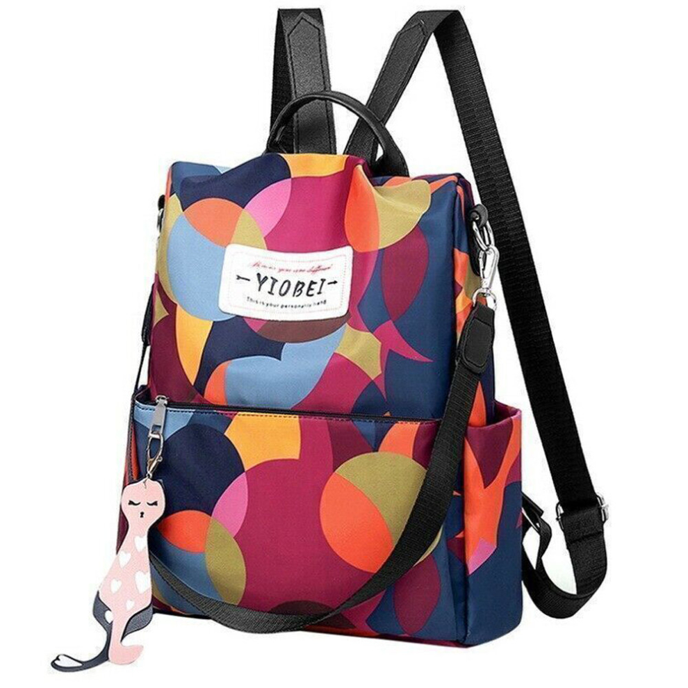 Womens Anti-Theft Backpack Rucksack Travel Shoulder Bags Waterproof