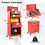 Casart Rolling Tool Chest Lockable Tool Cabinet Combo with Wheels & Drawers Adjustable 2