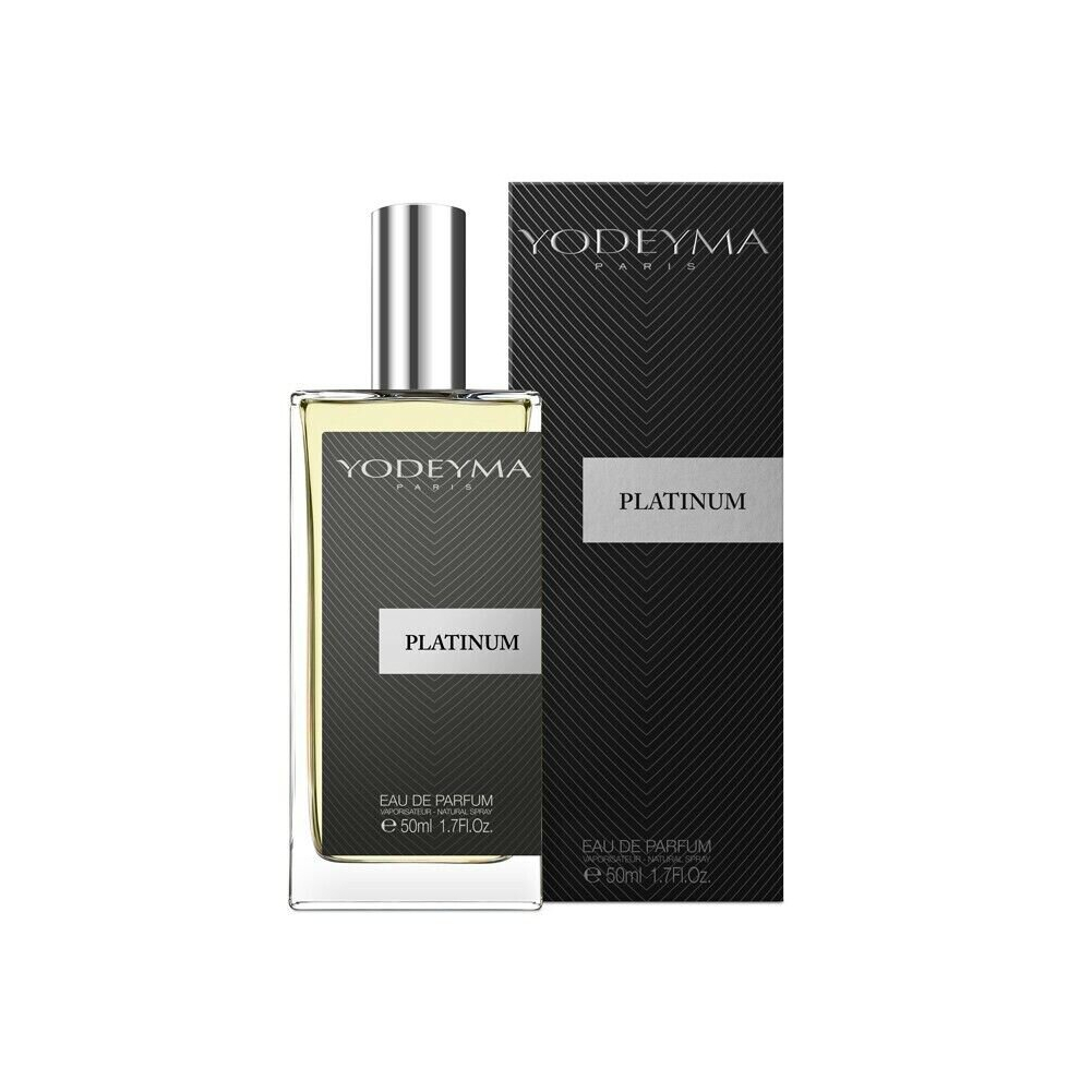 (Platinum) Gents YODEYMA PARIS EAU DE PARFUM PERFUME 50ml for Men Christmas Xmas Gift