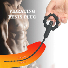 Urethral Vibrator Penis Stimulation Vibrating Prostate Massager Men