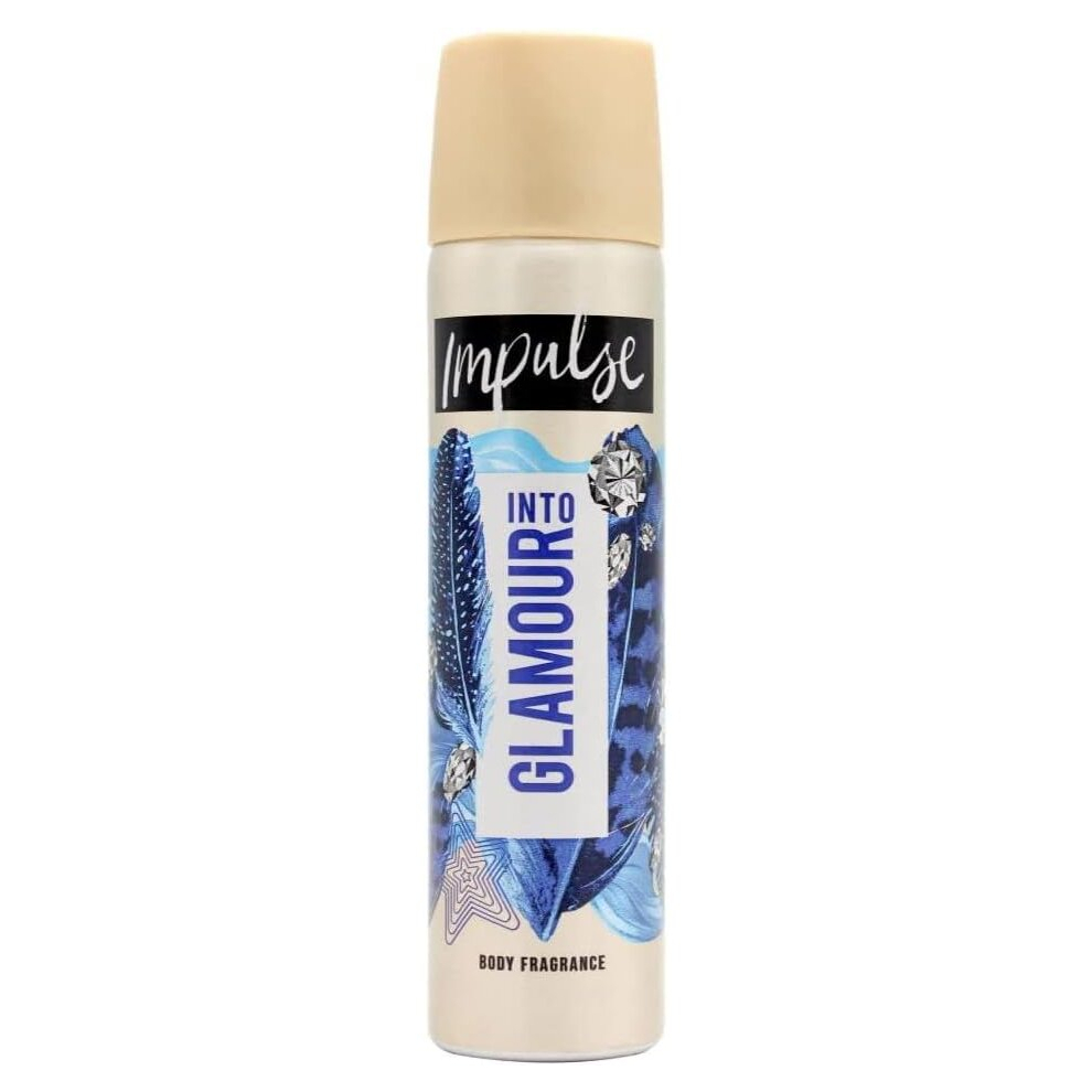 Impulse Into Glamour Sandalwood and Vanilla Body Fragrance, 75ml