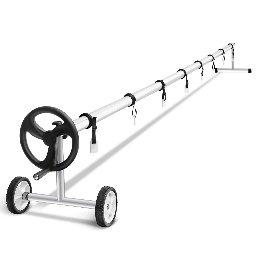 6.7 m Adjustable Above Ground Pool Solar Cover Reel Pool Cover Reel Roller Set