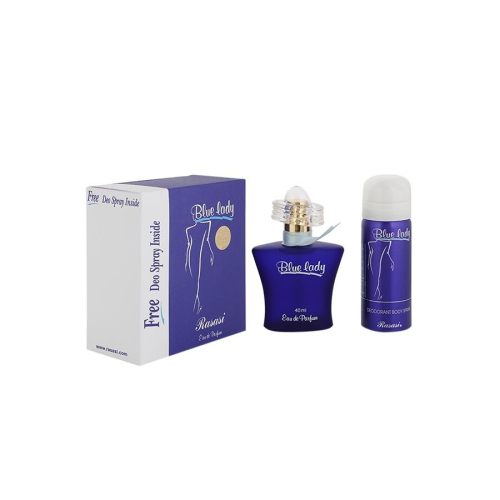 Blue Lady Eau de Parfum (EDP) with Complimentary Free Deodorant Spray