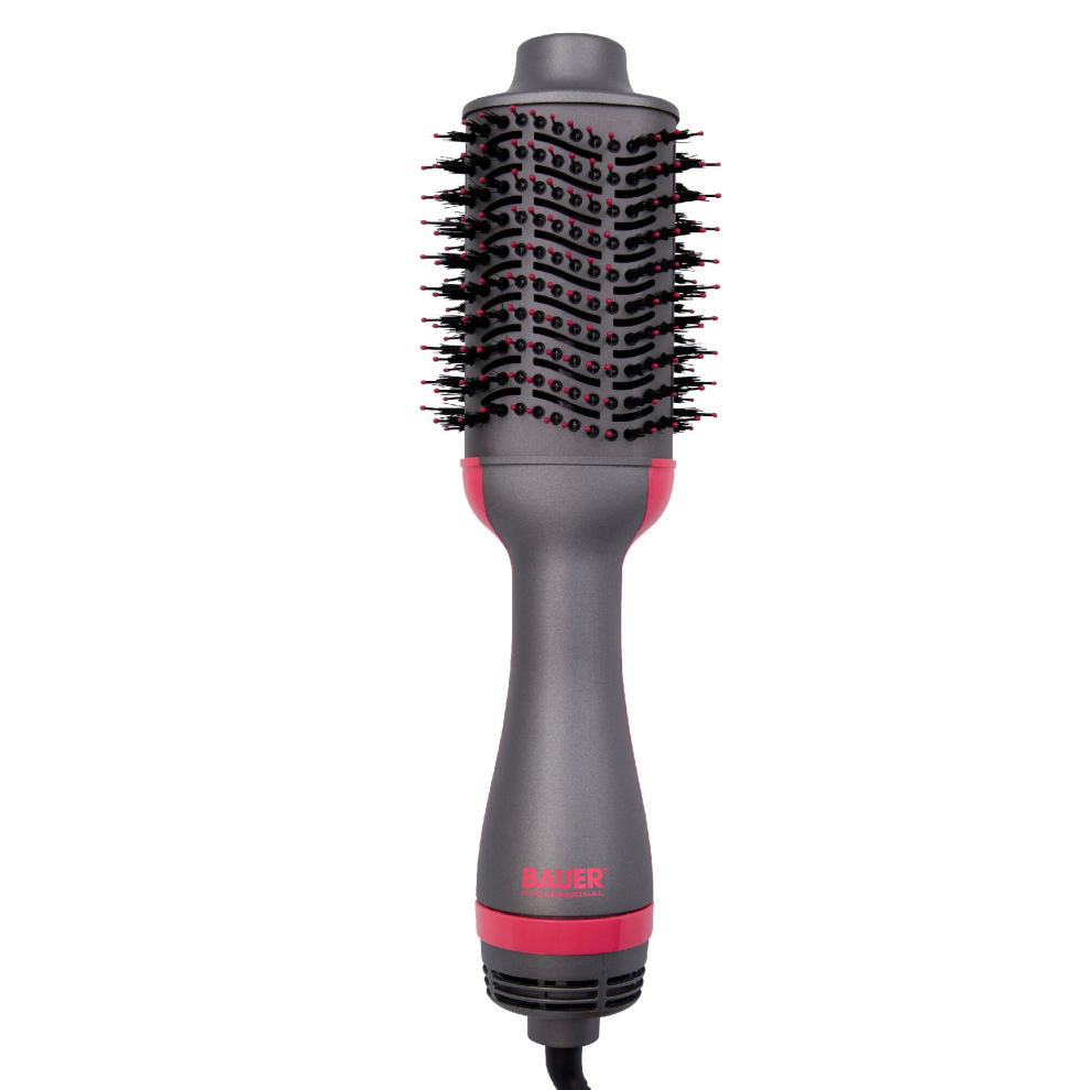 Bauer Hot Air Blow Dry Brush / Round Hair Dryer Brush for Medium to Long Hair