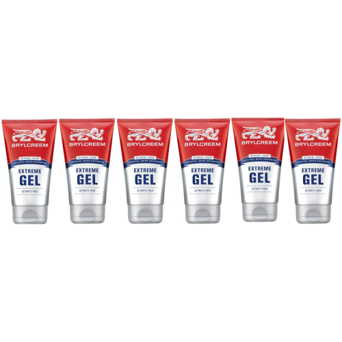 6 x BRYLCREEM EXTREME ULTIMATE HOLD GEL 150ML