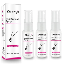 3pcs New Permanent Hair Removal Spray Stop Hair Growth Painless Natural For Men Women