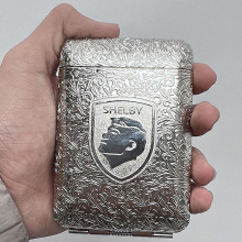 Retro Peaky Blinders Cigarette Case Hand Carved Shelby Portable Cigarette Box Smoking Accessories Holds 16 Cigarettes