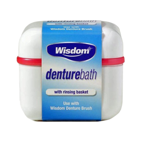 Wisdom Wisdom Denture Bath With Rinsing Basket 1