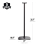 SANUS WSSE31 Speaker Stand for Sonos Era 300 Black, Single 9
