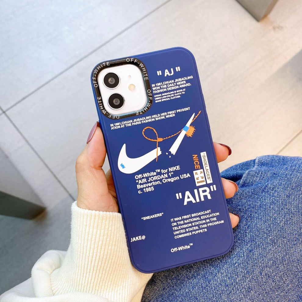 (blue, iphone 12mini) Nike Logo TPU Case For Apple iPhone