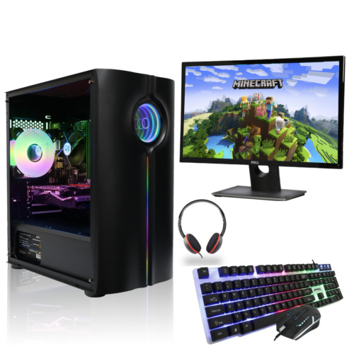 Gaming PC Bundle AMD Ryzen 5 5600G 16GB DDR4 RAM 480GB SSD Windows 11