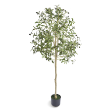 VEVOR 5 FT Artificial Olive Tree Green Natural Tall Faux Lifelike Fake Plant