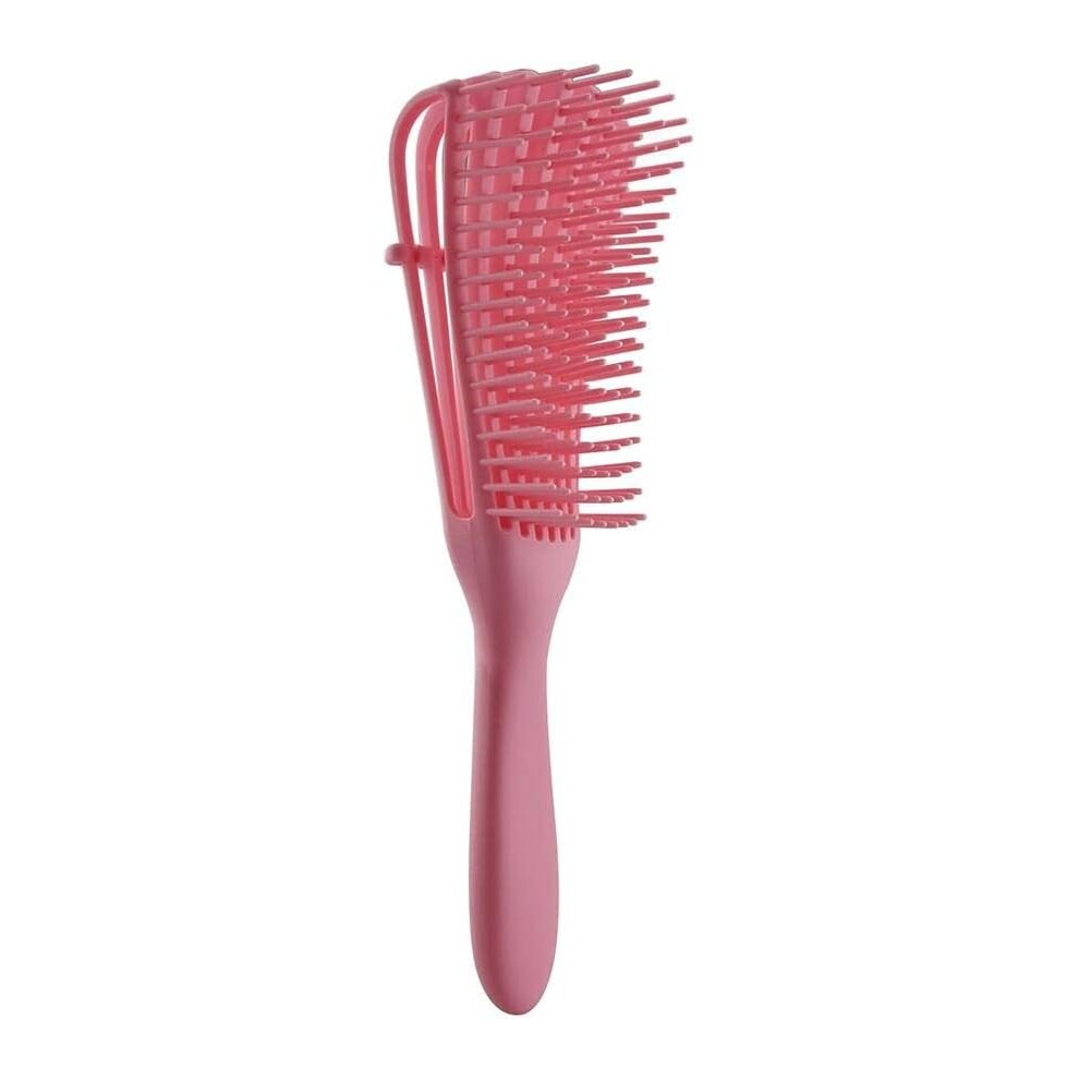 Rayches Detangling Brush, Hair Detangler Integrated Plastic Octopus Comb (Pink)