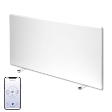 (400W Compact, White) Adax Neo WiFi Portable Electric Heater, Thermostat, Timer