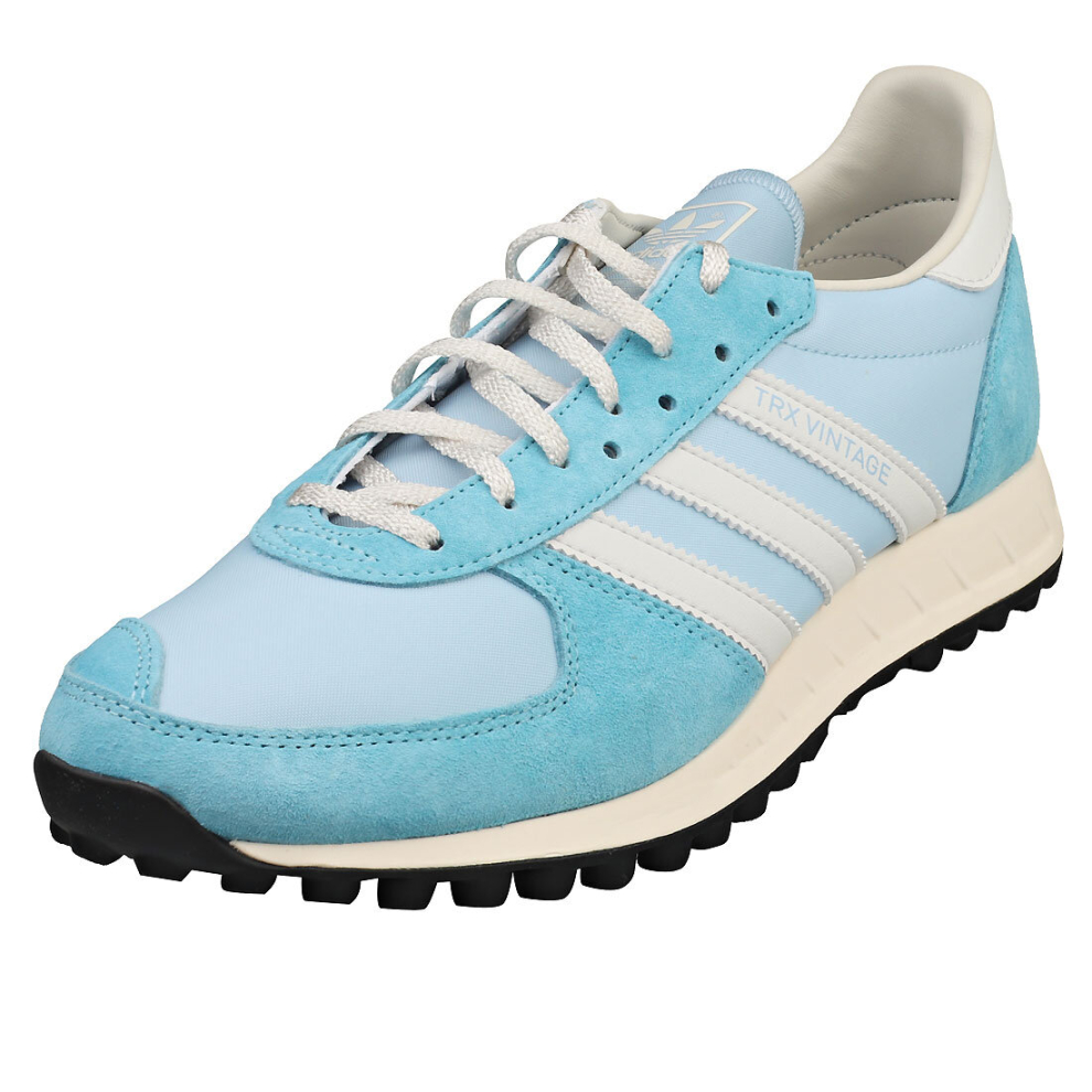 Men's Adidas TRX Vintage - Clesky, Crystal White - Blue - Size: 8