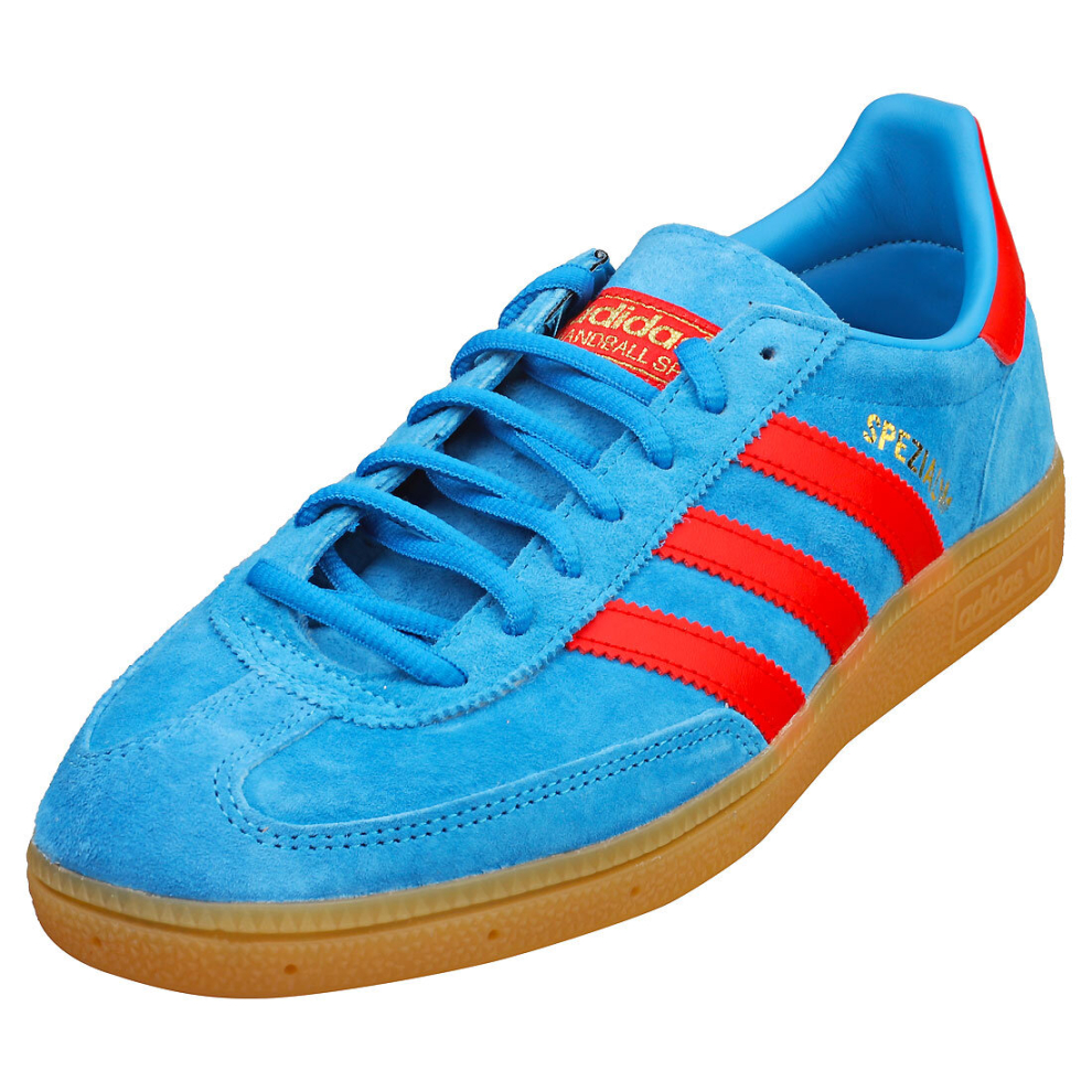 adidas Handball Spezial Mens Casual Trainers in Blue Red - 11.5 UK