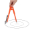 Large Compasses Marking Scribing Pencils Compass Blackboard Geometric Drawing Demonstration Teaching Aids 4