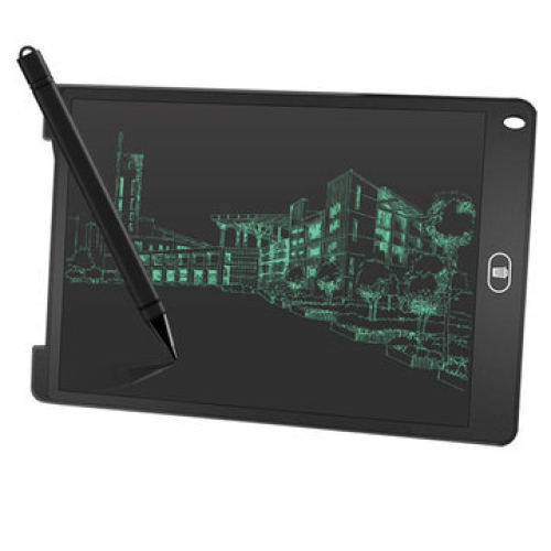 Tablet digital LCD de 12 polegadas, bloco de notas para desenho, escrita, escrita eletrônica, pintura, brinquedos para crianças