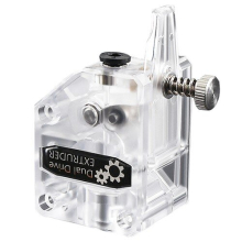 TWO TREES 3D-Drucker Bowden DDB Extruder, geklonter Dual Drive Extruder Feeder für 3D-Drucker, hohe Leistung – transparent