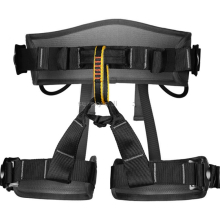 XDA9516 Outdoor Rock Climbing Polyester High-strength Wire Adjustable Downhill Whole Body Safety Belt(Black)