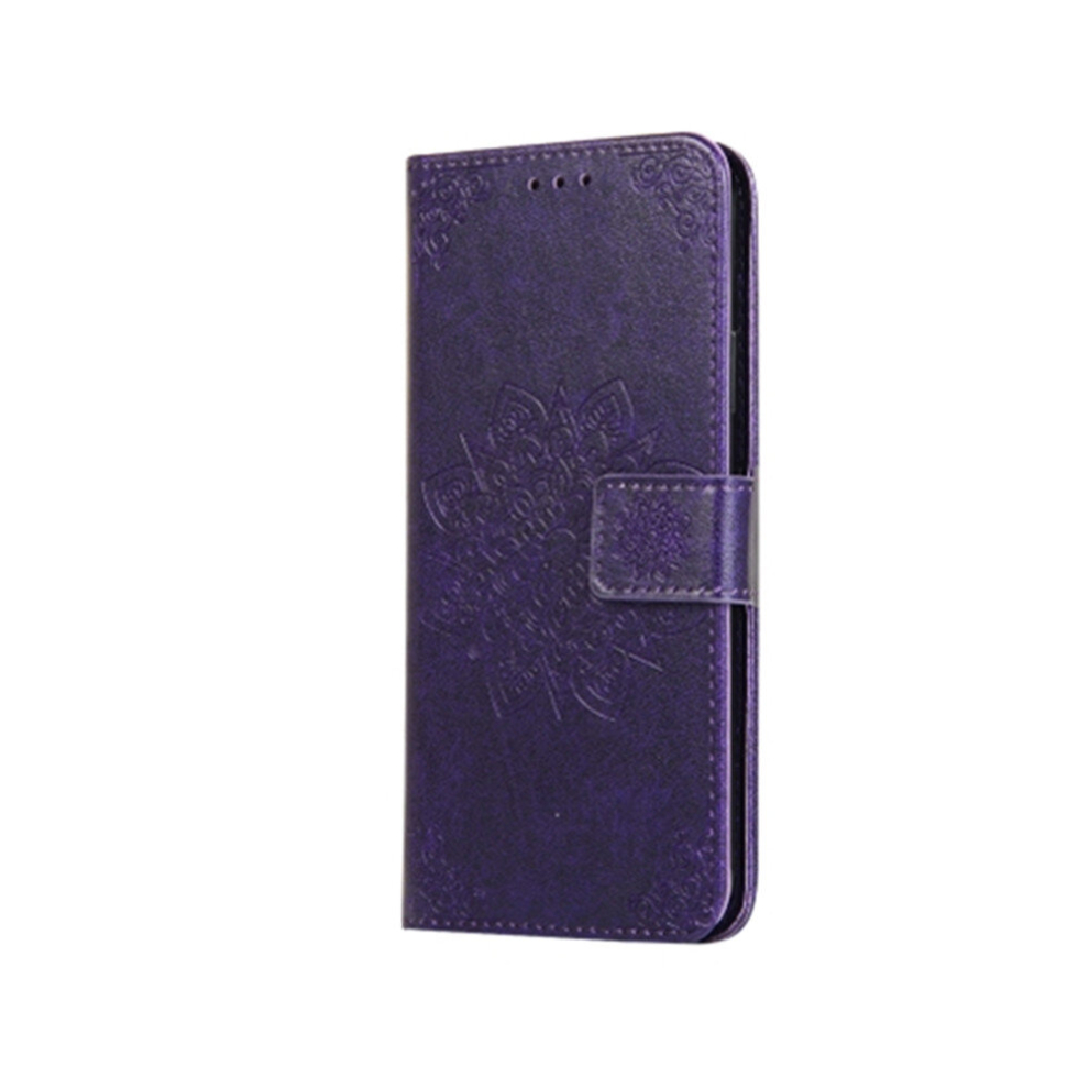 For Galaxy Note10 Plus Embossed Kaleidoscope Flower Horizontal Flip Leather Case With Holder & Card Slots & Wallet(Purple) Purple 8881471527348
