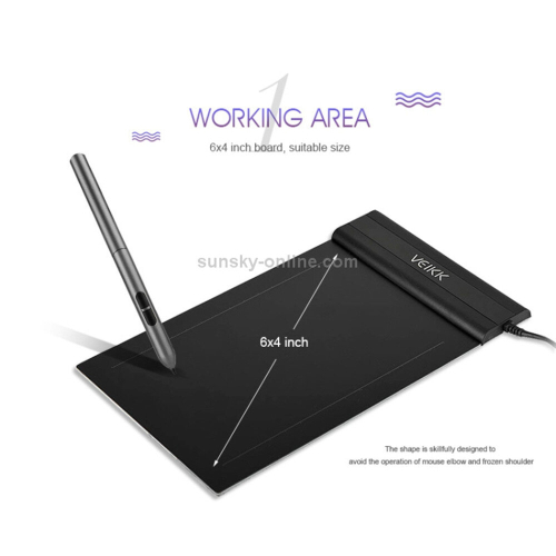 S640 6x4 inch 5080 LPI Electronic Graphic Tablet 1