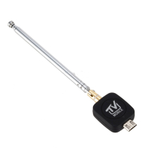 Micro Usb 2.0 Mobile Watch Dvb-T Tv Tuner Stick For Android Phone/Pad(Black)