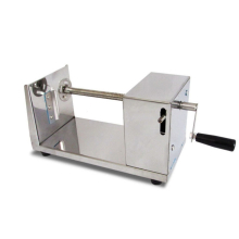 Stainless Steel Manual Spiral Tornado Tower Hand Shake Potato Rotary Chips Twister Slicer Cutter