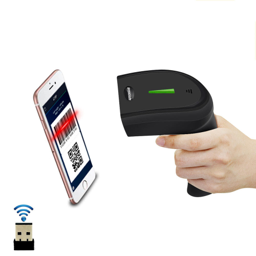 MJ1400 CCD/2D Wireless Barcode Scanner 1D Code Scanning Machine for Restaurants Shops Supermarkets 2
