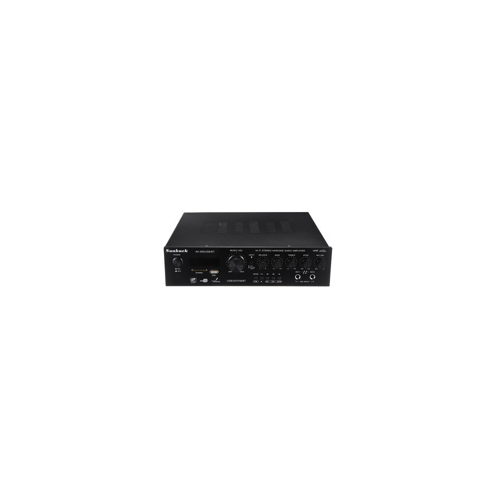 Av-580Usb/Bt 220V 920W 5Ch Buetooth Stereo Amplifier Led Support Usb Disk Sd Mp3 Player Home 6441594793581