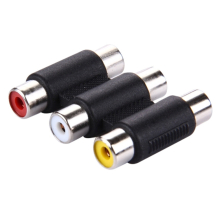 4Pcs Audio + Video Female To Female Connector