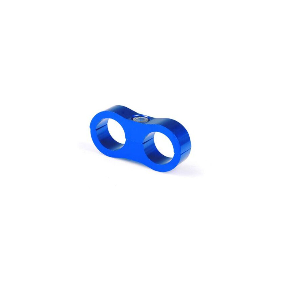 2 Pcs An8 Automotive 2-Hole High Pressure Fixing Clip Car Tubing Clamp Aluminum Alloy Separator Random Delivery 6913664853261
