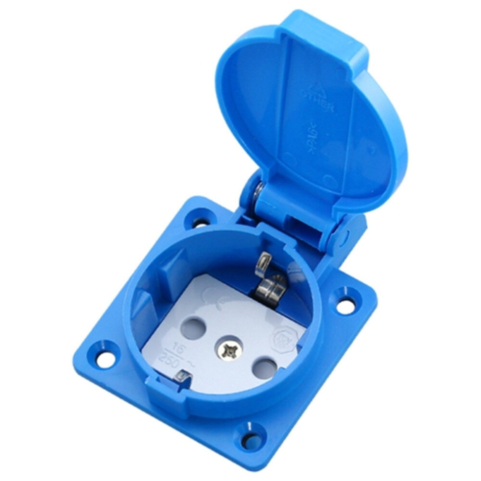 Photos - Other Electrical Equipment Keshen 2Pcs Outdoor IP44 Waterproof Socket with Cover, EU Plug