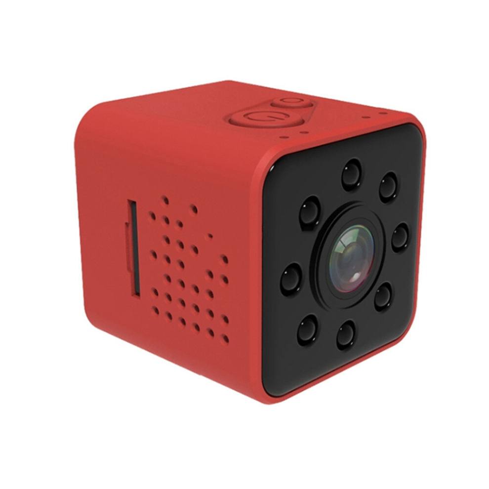Sq23 Ultra-Mini Dv Pocket Wifi 1080P 30Fps Digital Video Recorder 2.0Mp Camera Camcorder Support Ir Night Vision (Red) Red 8881471559202