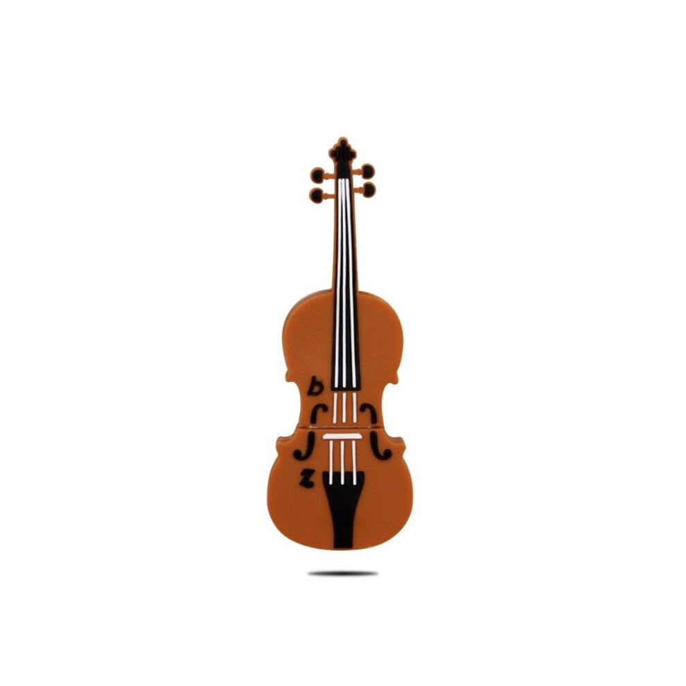 128Gb Usb 2.0 Medium Violin U Disk 6913664842548