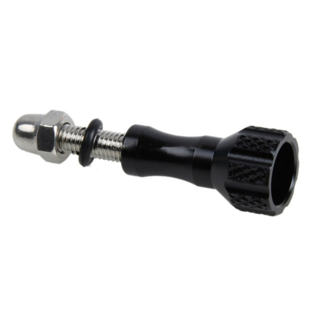 5Pcs Aluminum Thumb Knob Stainless Bolt Screw For Gopro (Black) Black 8881471562202