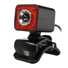 A862 360 drehbare HD-Webcam mit 12,0 M Pixeln und 4 LED-Leuchten für Laptop-PC