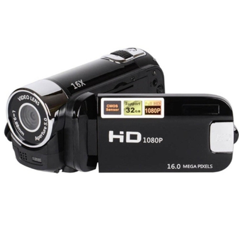 16X Digital Zoom HD 16 Million Pixel Home Travel DV Camera(Black)