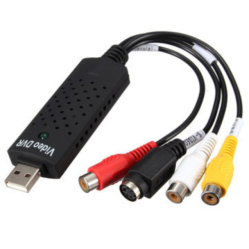 USB 2.0 Audio Capture Adapter TV DVD VHS Video Capture Card Καλώδιο 1