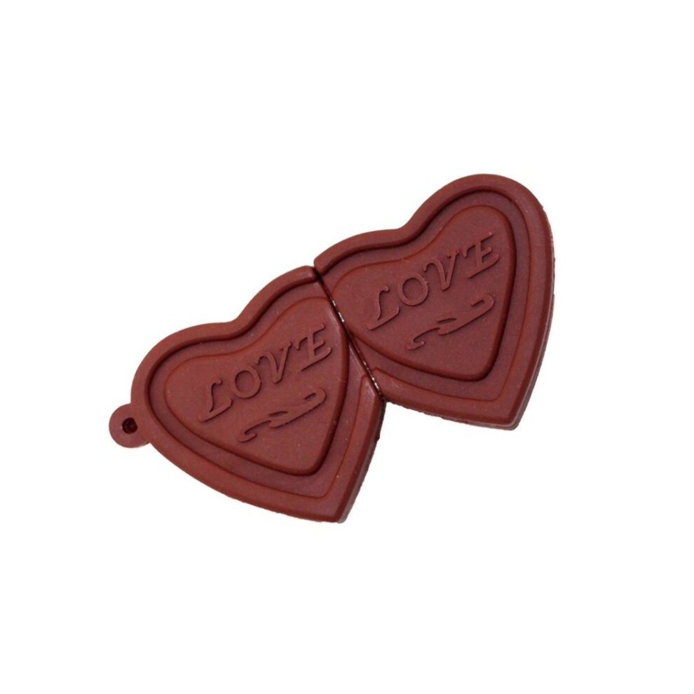 16Gb Usb 2.0 Creative Heart Chocolate U Disk 6913664843828